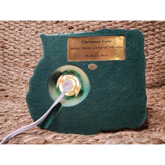 Danbury Mint Christmas Cove Salty Stores General Market Holiday Snow Village - Picture 7 of 11